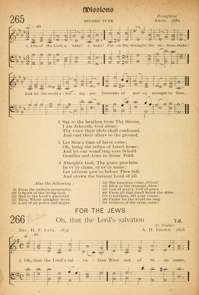 The Hymnal: revised and enlarged as adopted by the General Convention of the Protestant Episcopal Church in the United States of America in the of our Lord 1892..with music, as used in Trinity Church page 304