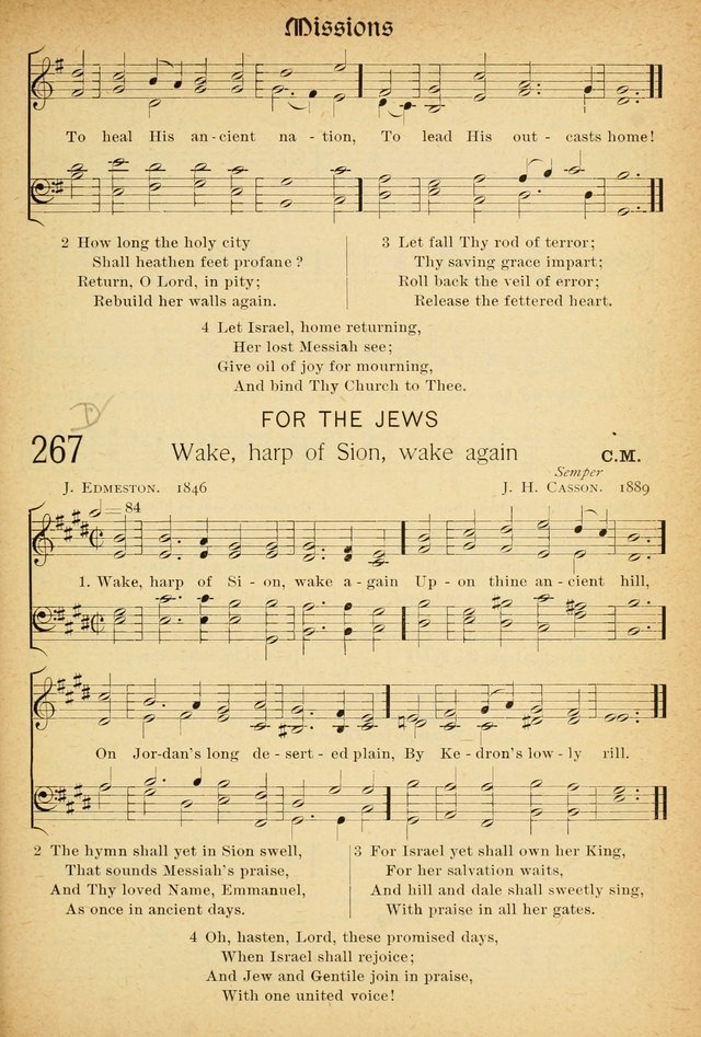 The Hymnal: revised and enlarged as adopted by the General Convention of the Protestant Episcopal Church in the United States of America in the of our Lord 1892..with music, as used in Trinity Church page 305