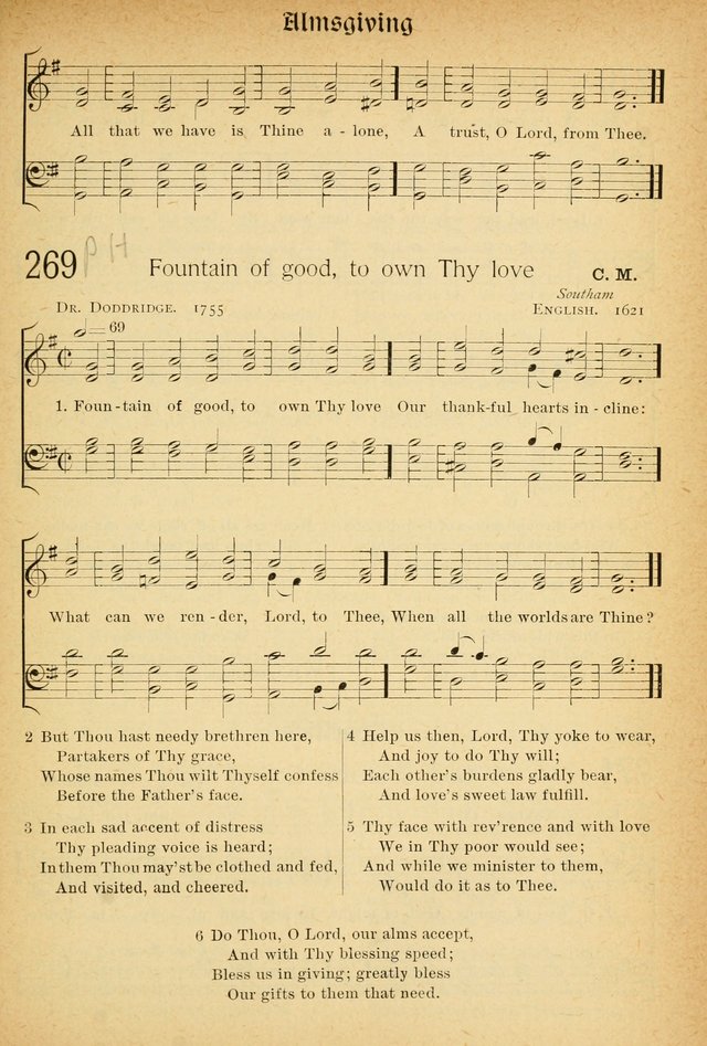 The Hymnal: revised and enlarged as adopted by the General Convention of the Protestant Episcopal Church in the United States of America in the of our Lord 1892..with music, as used in Trinity Church page 307