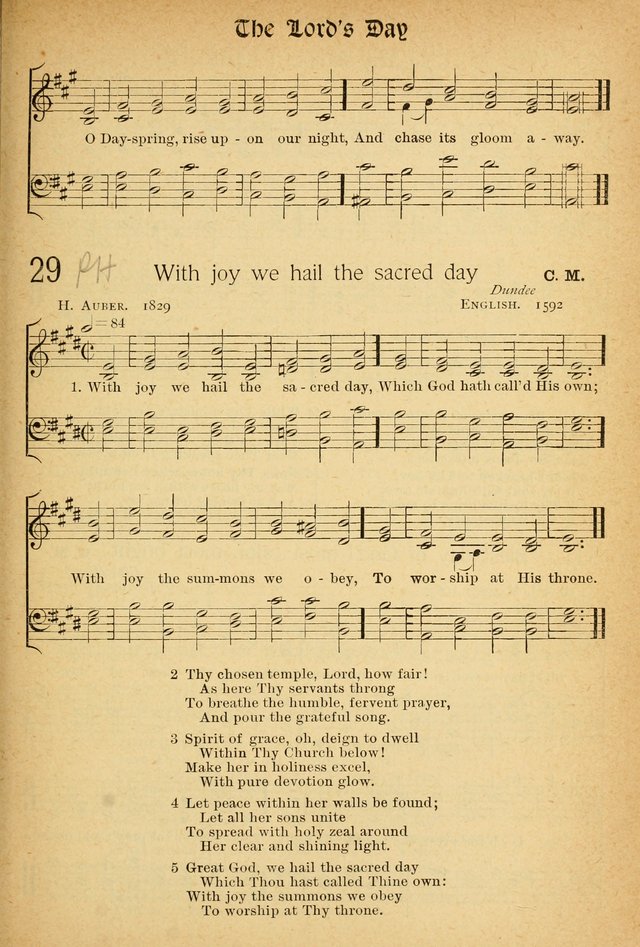 The Hymnal: revised and enlarged as adopted by the General Convention of the Protestant Episcopal Church in the United States of America in the of our Lord 1892..with music, as used in Trinity Church page 31