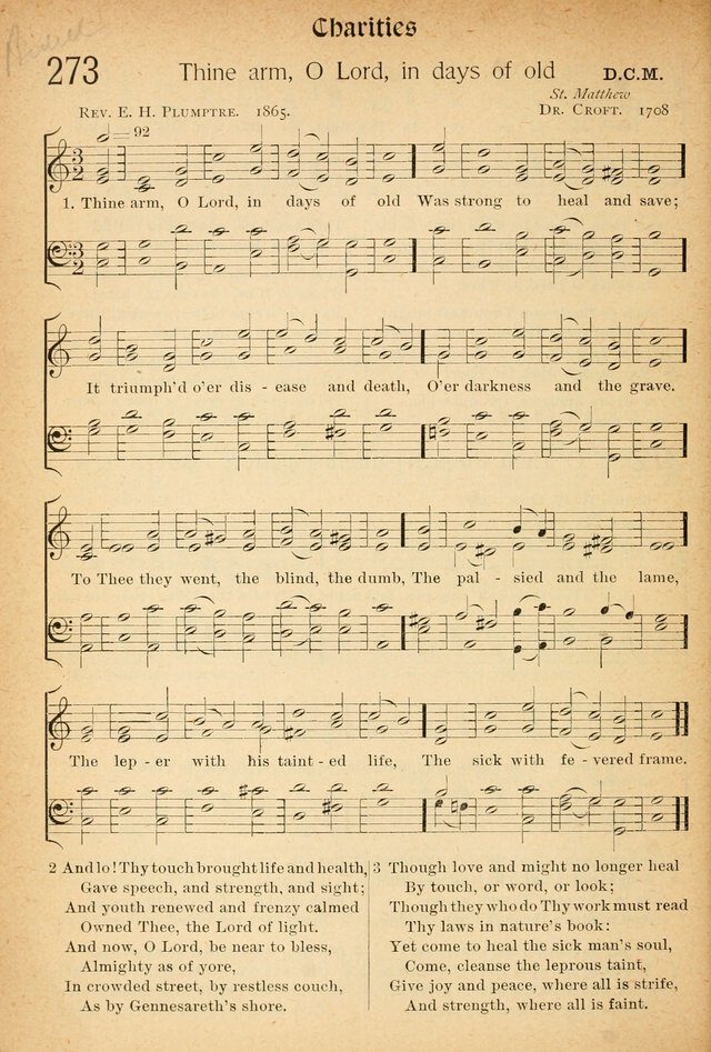 The Hymnal: revised and enlarged as adopted by the General Convention of the Protestant Episcopal Church in the United States of America in the of our Lord 1892..with music, as used in Trinity Church page 310