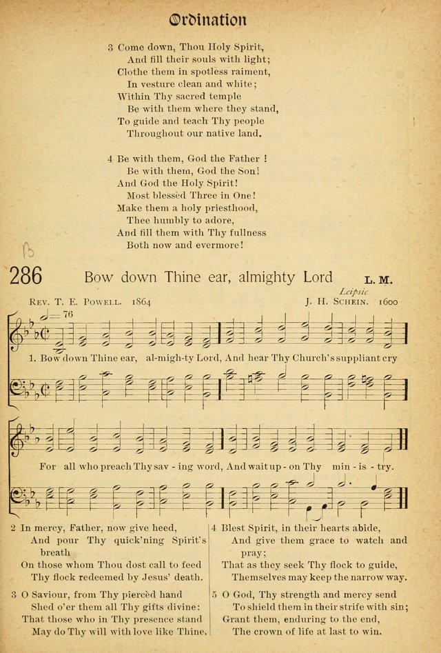 The Hymnal: revised and enlarged as adopted by the General Convention of the Protestant Episcopal Church in the United States of America in the of our Lord 1892..with music, as used in Trinity Church page 323