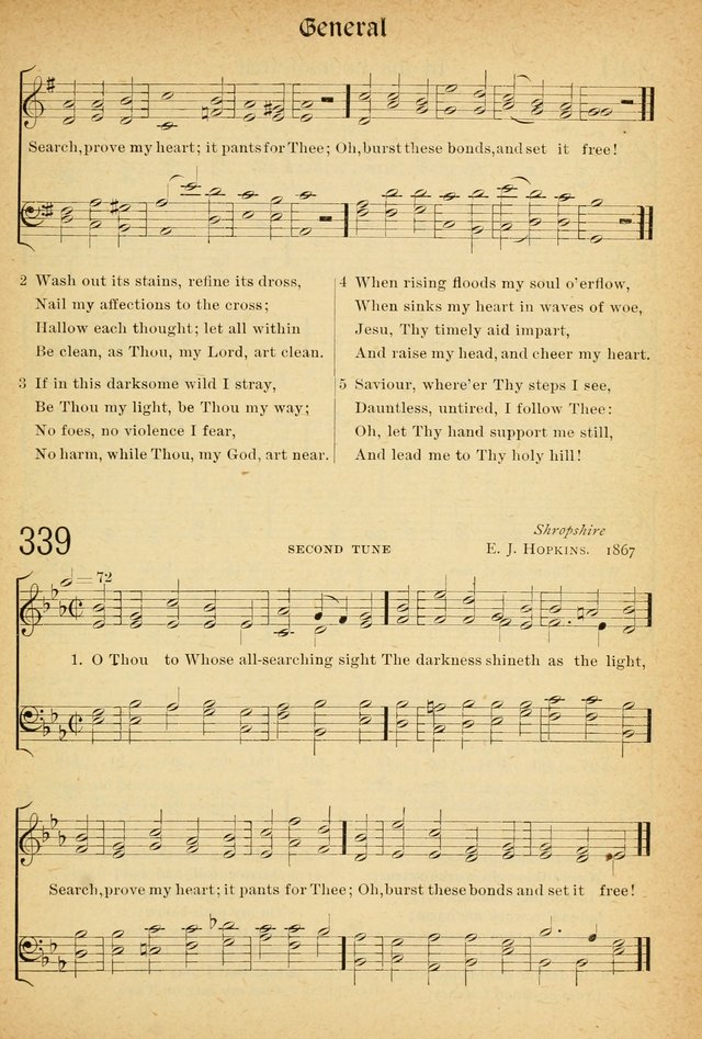 The Hymnal: revised and enlarged as adopted by the General Convention of the Protestant Episcopal Church in the United States of America in the of our Lord 1892..with music, as used in Trinity Church page 379