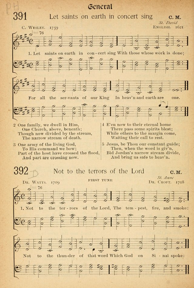 The Hymnal: revised and enlarged as adopted by the General Convention of the Protestant Episcopal Church in the United States of America in the of our Lord 1892..with music, as used in Trinity Church page 434