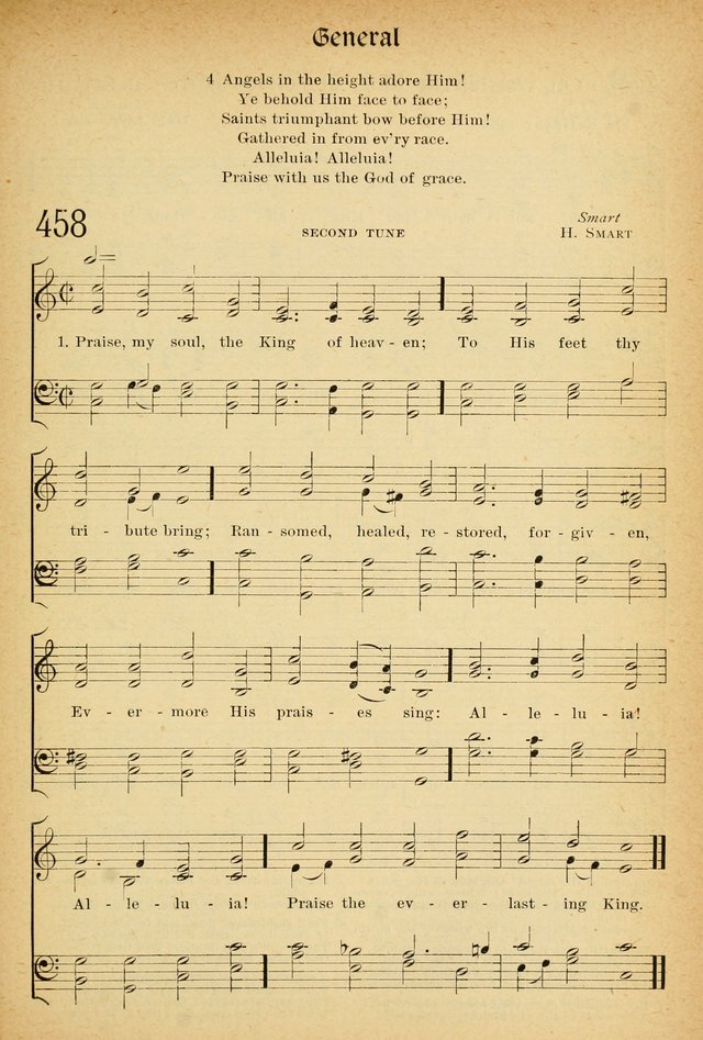 The Hymnal: revised and enlarged as adopted by the General Convention of the Protestant Episcopal Church in the United States of America in the of our Lord 1892..with music, as used in Trinity Church page 505
