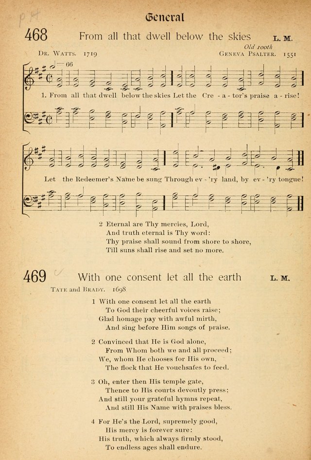 The Hymnal: revised and enlarged as adopted by the General Convention of the Protestant Episcopal Church in the United States of America in the of our Lord 1892..with music, as used in Trinity Church page 518