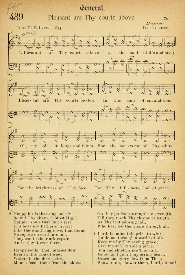 The Hymnal: revised and enlarged as adopted by the General Convention of the Protestant Episcopal Church in the United States of America in the of our Lord 1892..with music, as used in Trinity Church page 537