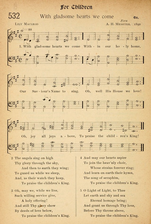 The Hymnal: revised and enlarged as adopted by the General Convention of the Protestant Episcopal Church in the United States of America in the of our Lord 1892..with music, as used in Trinity Church page 602