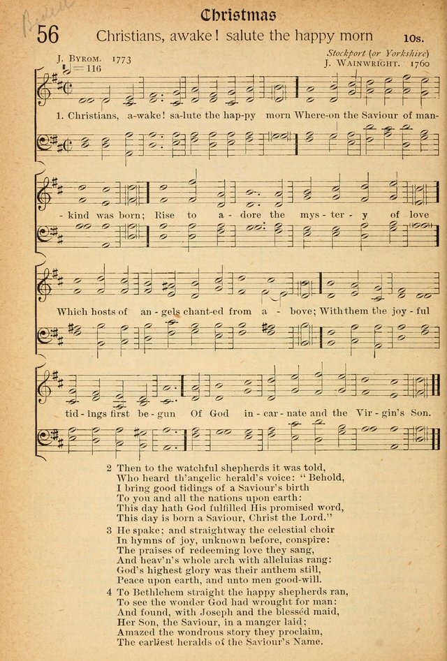 The Hymnal: revised and enlarged as adopted by the General Convention of the Protestant Episcopal Church in the United States of America in the of our Lord 1892..with music, as used in Trinity Church page 68
