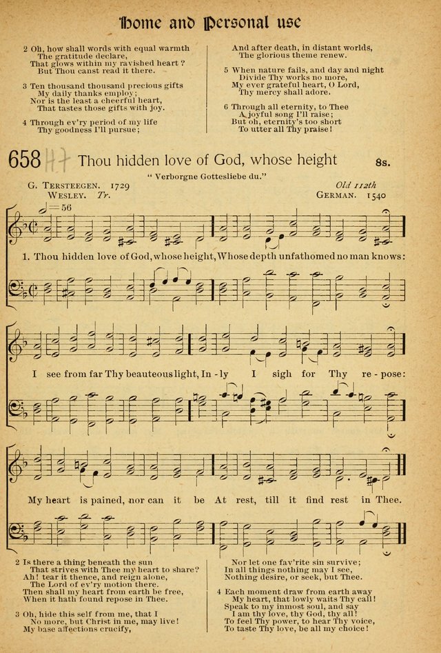 The Hymnal: revised and enlarged as adopted by the General Convention of the Protestant Episcopal Church in the United States of America in the of our Lord 1892..with music, as used in Trinity Church page 711