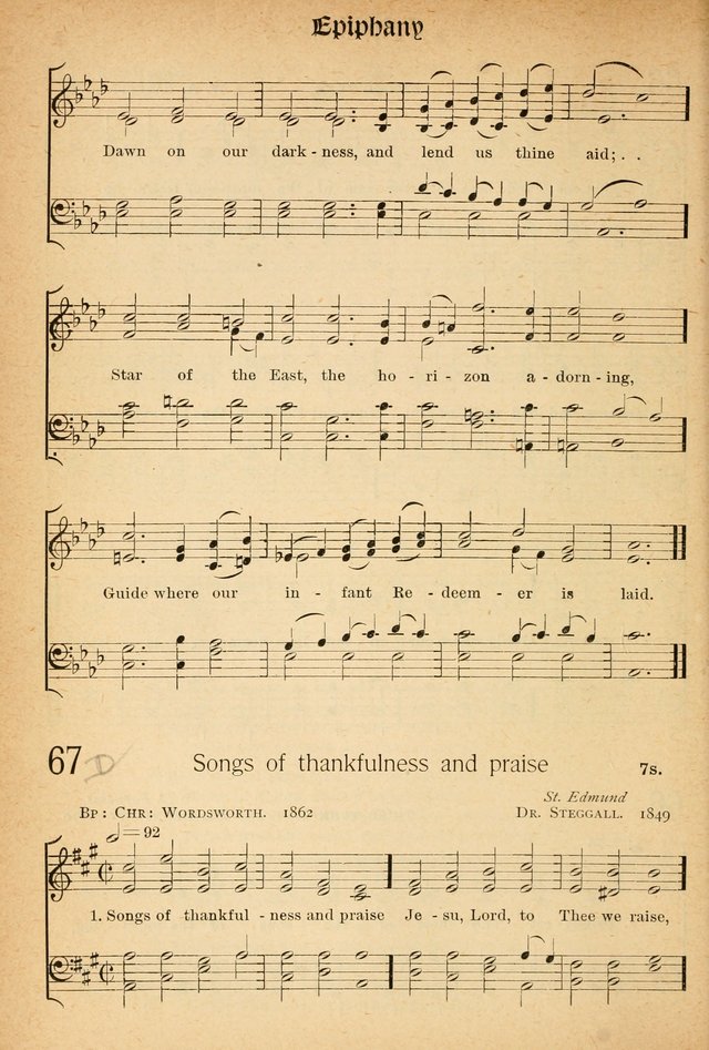 The Hymnal: revised and enlarged as adopted by the General Convention of the Protestant Episcopal Church in the United States of America in the of our Lord 1892..with music, as used in Trinity Church page 82