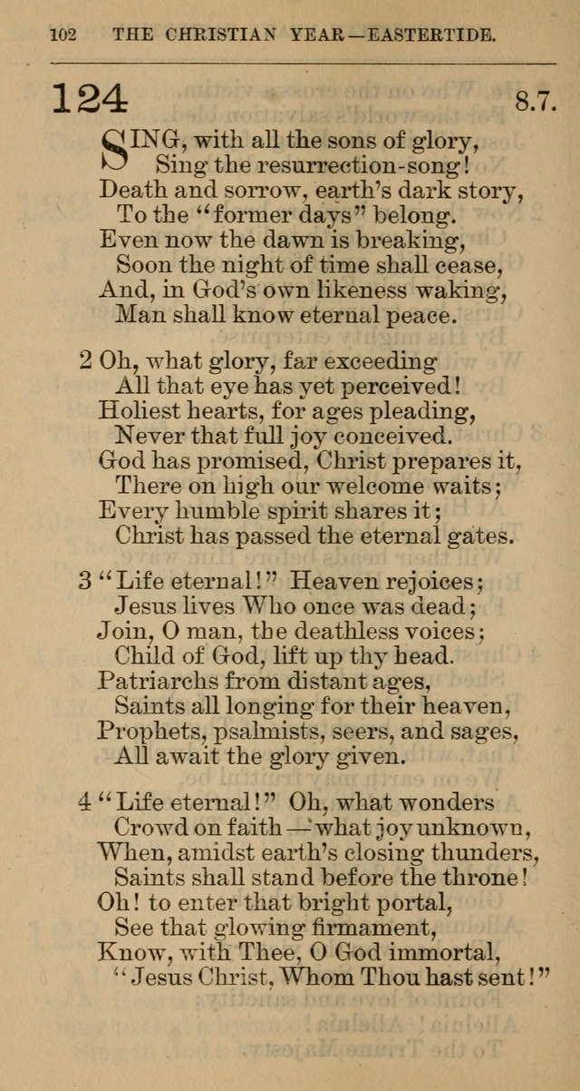 The Hymnal: revised and enlarged as adopted by the General Convention of the Protestant Episcopal Church in the United States of America in the year of our Lord 1892 page 115