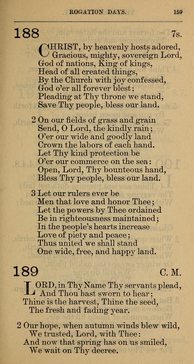 The Hymnal: revised and enlarged as adopted by the General Convention of the Protestant Episcopal Church in the United States of America in the year of our Lord 1892 page 172