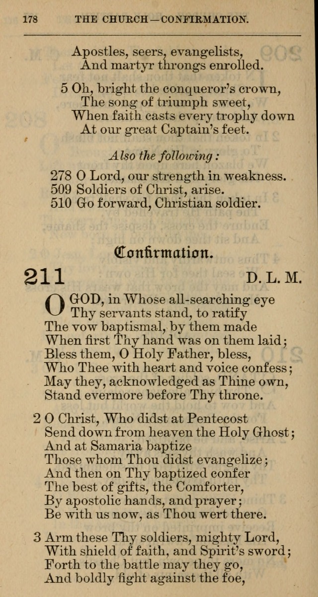 The Hymnal: revised and enlarged as adopted by the General Convention of the Protestant Episcopal Church in the United States of America in the year of our Lord 1892 page 191