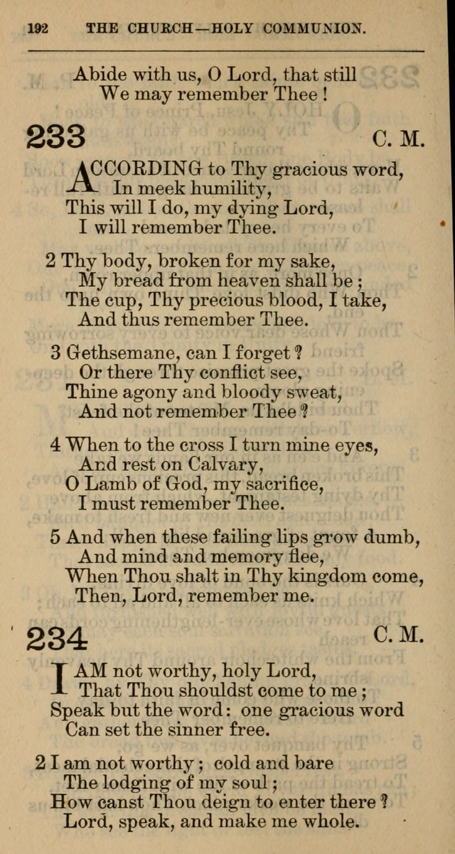 The Hymnal: revised and enlarged as adopted by the General Convention of the Protestant Episcopal Church in the United States of America in the year of our Lord 1892 page 205
