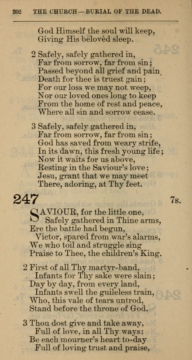 The Hymnal: revised and enlarged as adopted by the General Convention of the Protestant Episcopal Church in the United States of America in the year of our Lord 1892 page 215