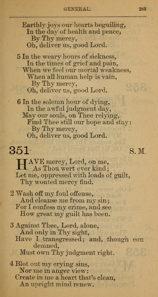 The Hymnal: revised and enlarged as adopted by the General Convention of the Protestant Episcopal Church in the United States of America in the year of our Lord 1892 page 296