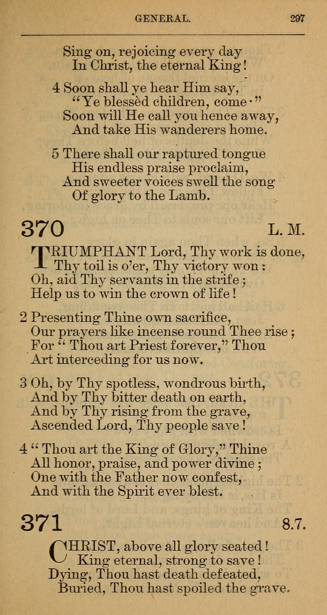 The Hymnal: revised and enlarged as adopted by the General Convention of the Protestant Episcopal Church in the United States of America in the year of our Lord 1892 page 310