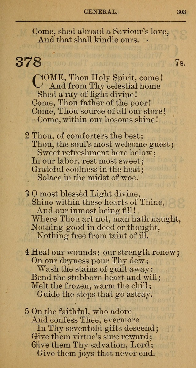 The Hymnal: revised and enlarged as adopted by the General Convention of the Protestant Episcopal Church in the United States of America in the year of our Lord 1892 page 316