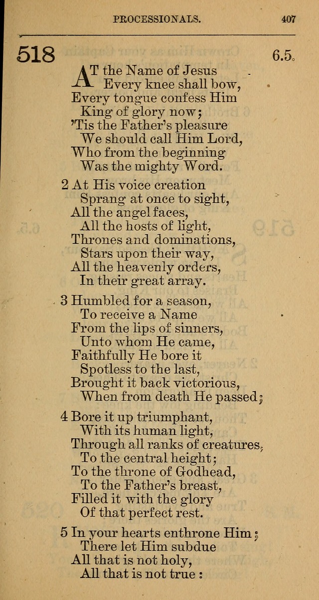 The Hymnal: revised and enlarged as adopted by the General Convention of the Protestant Episcopal Church in the United States of America in the year of our Lord 1892 page 420