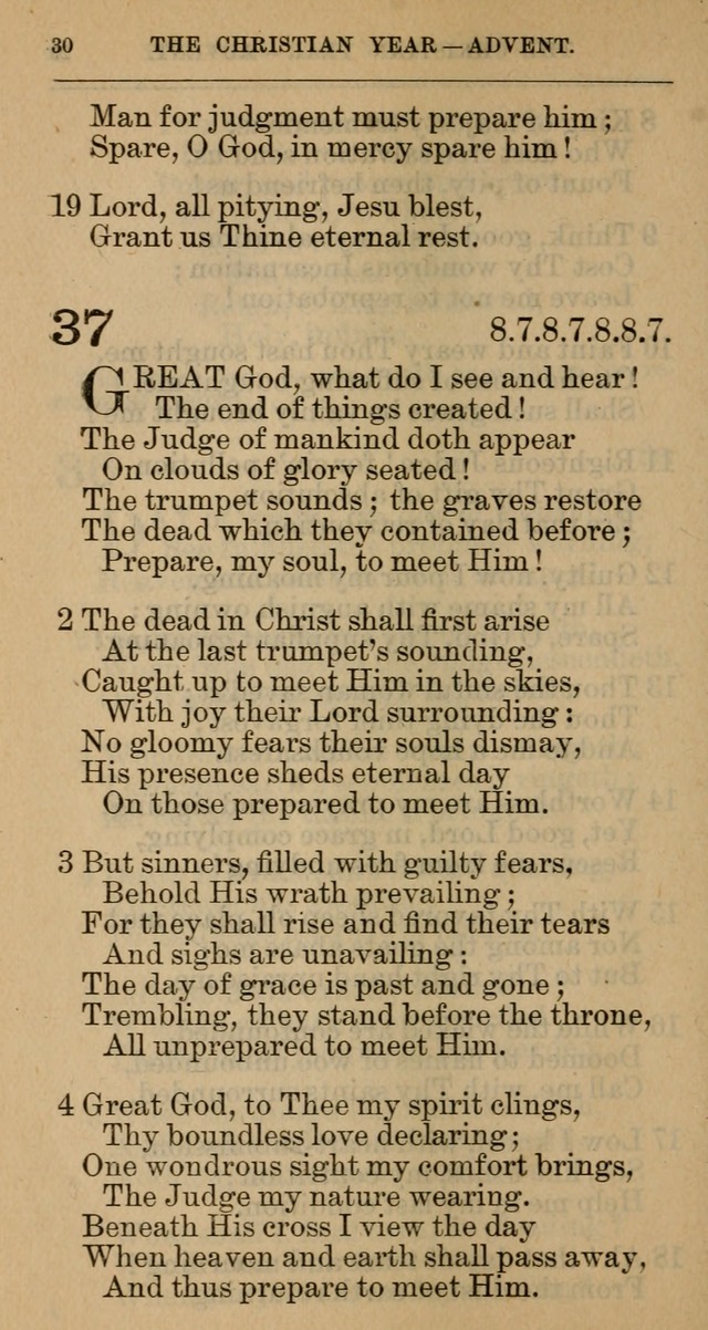 The Hymnal: revised and enlarged as adopted by the General Convention of the Protestant Episcopal Church in the United States of America in the year of our Lord 1892 page 43