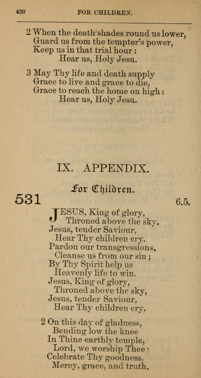 The Hymnal: revised and enlarged as adopted by the General Convention of the Protestant Episcopal Church in the United States of America in the year of our Lord 1892 page 443