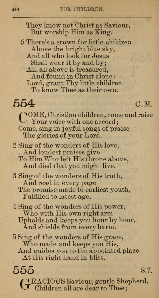 The Hymnal: revised and enlarged as adopted by the General Convention of the Protestant Episcopal Church in the United States of America in the year of our Lord 1892 page 461