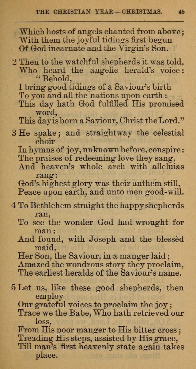 The Hymnal: revised and enlarged as adopted by the General Convention of the Protestant Episcopal Church in the United States of America in the year of our Lord 1892 page 58