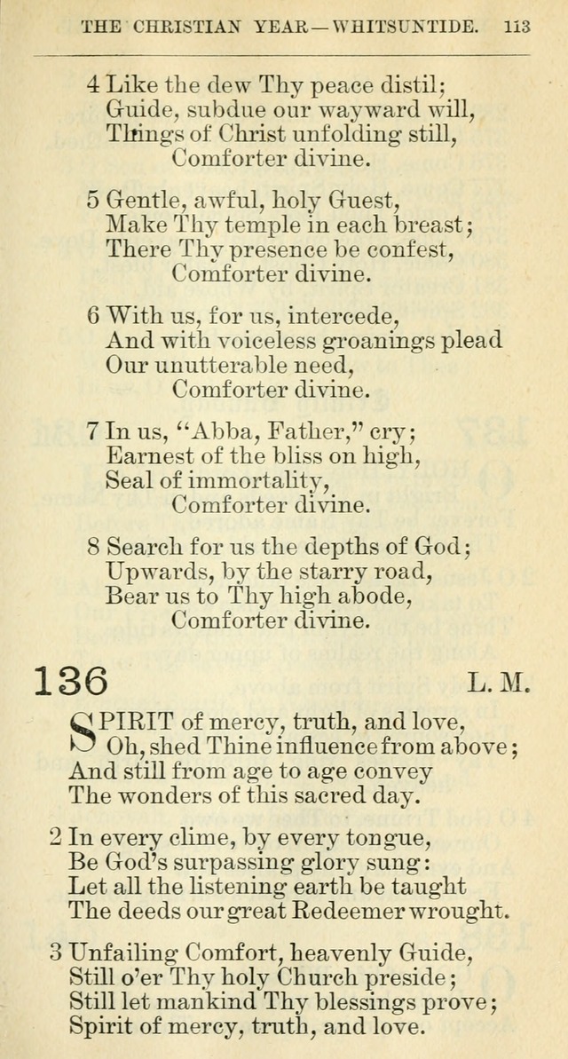 The hymnal: revised and enlarged as adopted by the General Convention of the Protestant Episcopal Church in the United States of America in the year of our Lord 1892 page 126