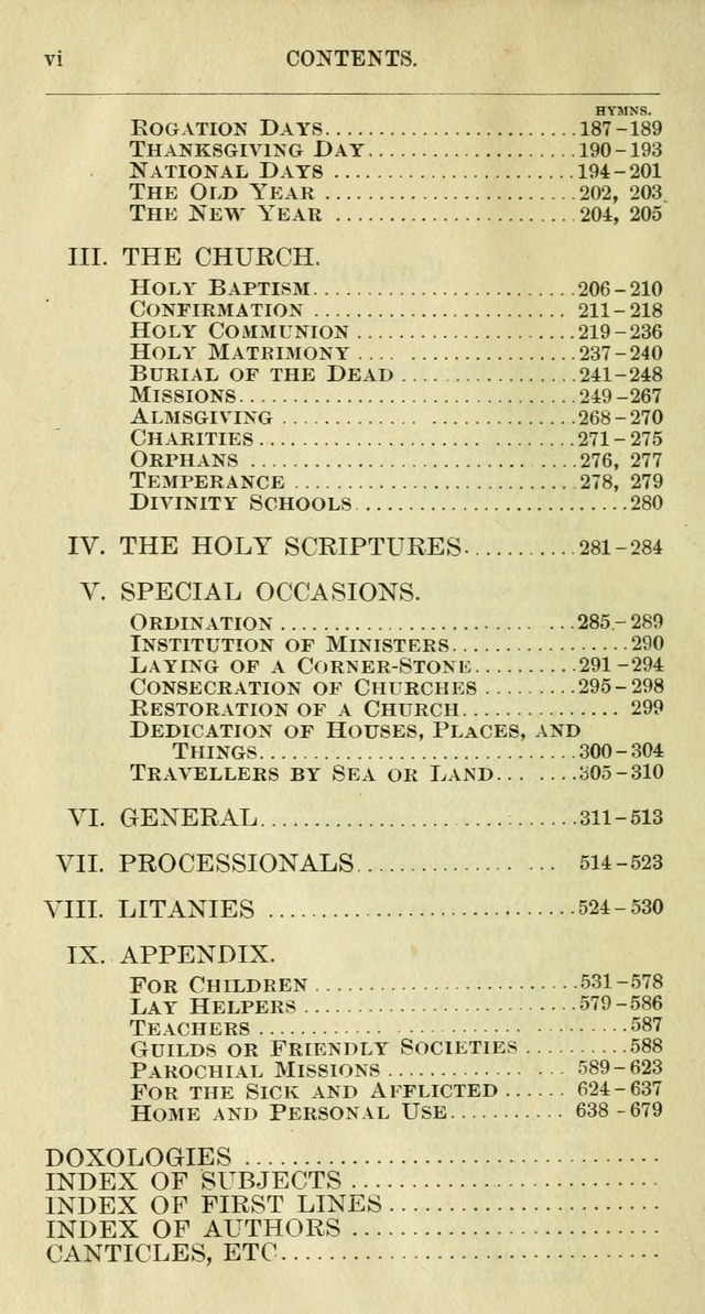 The hymnal: revised and enlarged as adopted by the General Convention of the Protestant Episcopal Church in the United States of America in the year of our Lord 1892 page 13