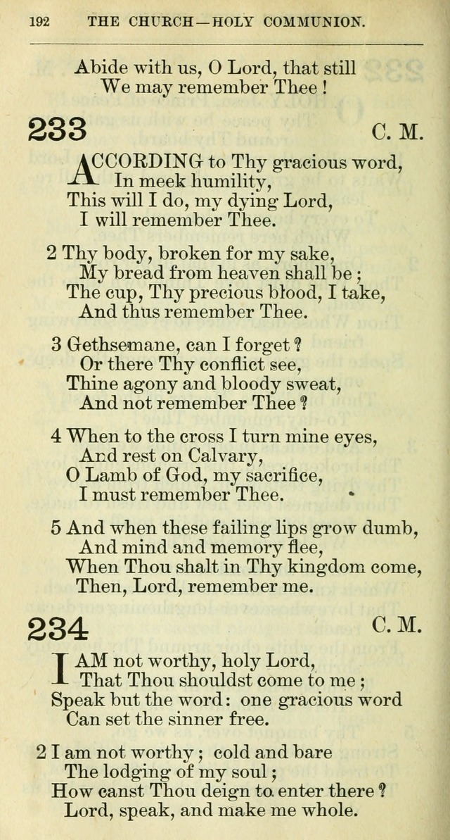 The hymnal: revised and enlarged as adopted by the General Convention of the Protestant Episcopal Church in the United States of America in the year of our Lord 1892 page 205