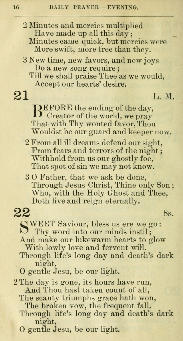 The hymnal: revised and enlarged as adopted by the General Convention of the Protestant Episcopal Church in the United States of America in the year of our Lord 1892 page 29