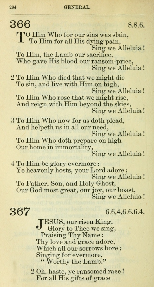 The hymnal: revised and enlarged as adopted by the General Convention of the Protestant Episcopal Church in the United States of America in the year of our Lord 1892 page 307