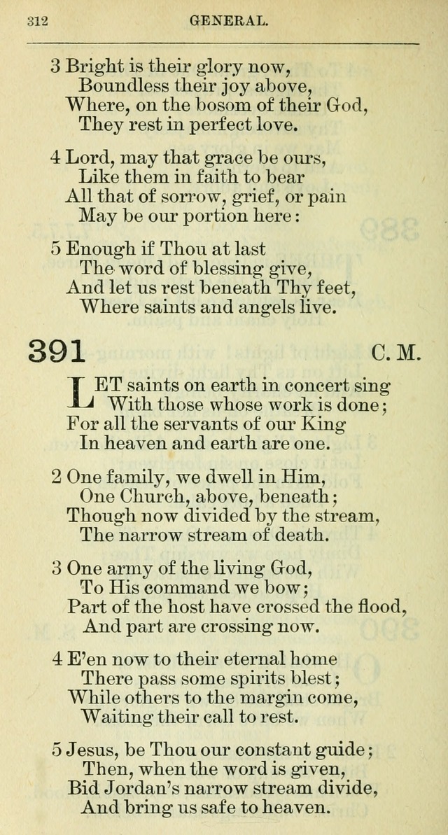The hymnal: revised and enlarged as adopted by the General Convention of the Protestant Episcopal Church in the United States of America in the year of our Lord 1892 page 325