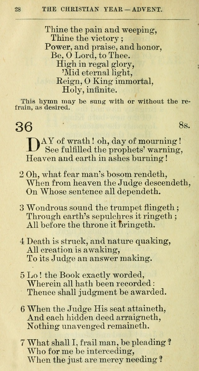 The hymnal: revised and enlarged as adopted by the General Convention of the Protestant Episcopal Church in the United States of America in the year of our Lord 1892 page 41