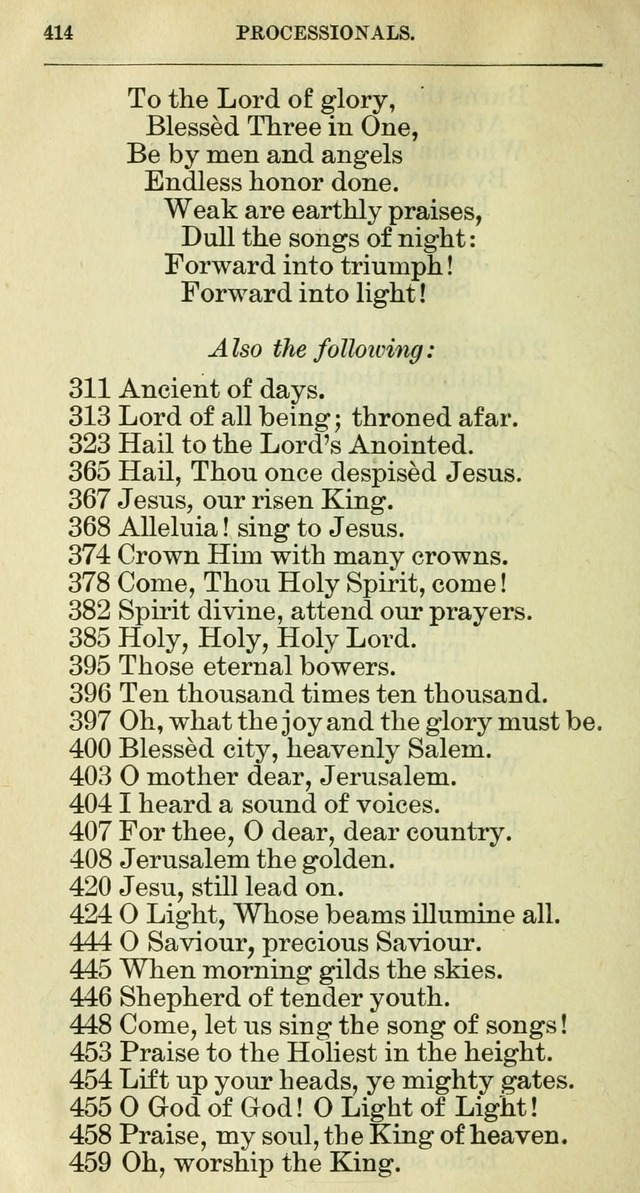 The hymnal: revised and enlarged as adopted by the General Convention of the Protestant Episcopal Church in the United States of America in the year of our Lord 1892 page 427