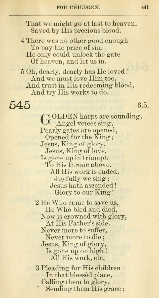 The hymnal: revised and enlarged as adopted by the General Convention of the Protestant Episcopal Church in the United States of America in the year of our Lord 1892 page 454