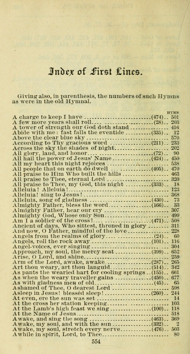 The hymnal: revised and enlarged as adopted by the General Convention of the Protestant Episcopal Church in the United States of America in the year of our Lord 1892 page 567
