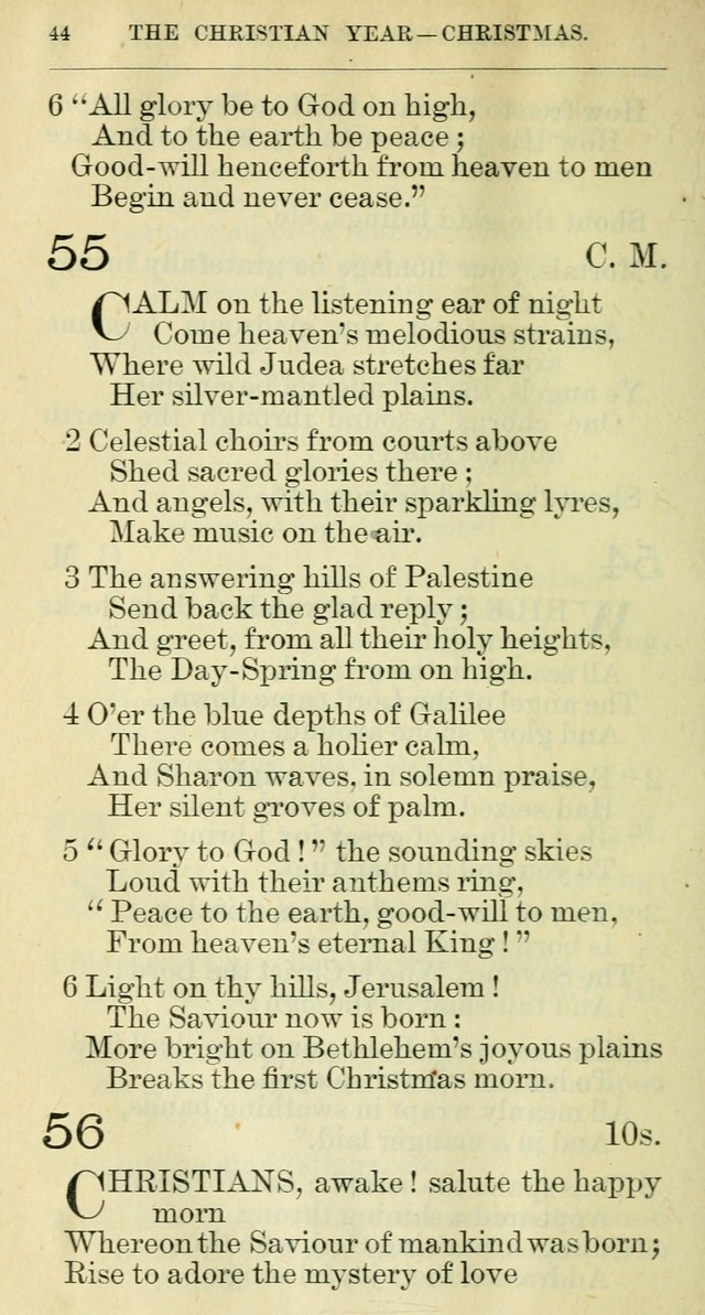 The hymnal: revised and enlarged as adopted by the General Convention of the Protestant Episcopal Church in the United States of America in the year of our Lord 1892 page 57