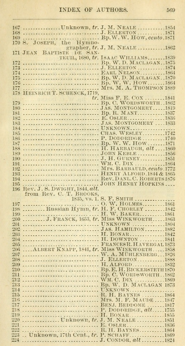 The hymnal: revised and enlarged as adopted by the General Convention of the Protestant Episcopal Church in the United States of America in the year of our Lord 1892 page 582