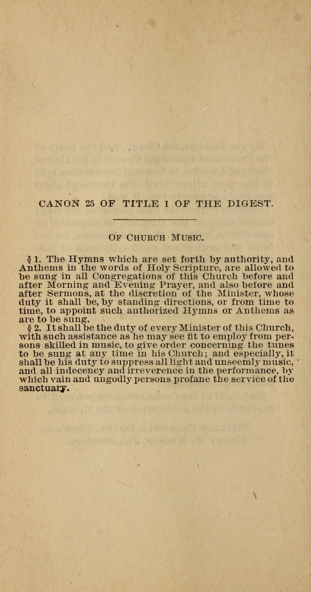 The Hymnal: revised and enlarged as adopted by the General Convention of the Protestant Episcopal Church in the United States of America in the year of our Lord 1892 page 11