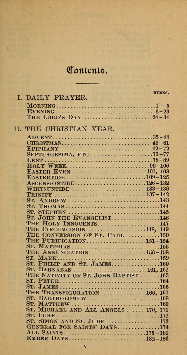 The Hymnal: revised and enlarged as adopted by the General Convention of the Protestant Episcopal Church in the United States of America in the year of our Lord 1892 page 12