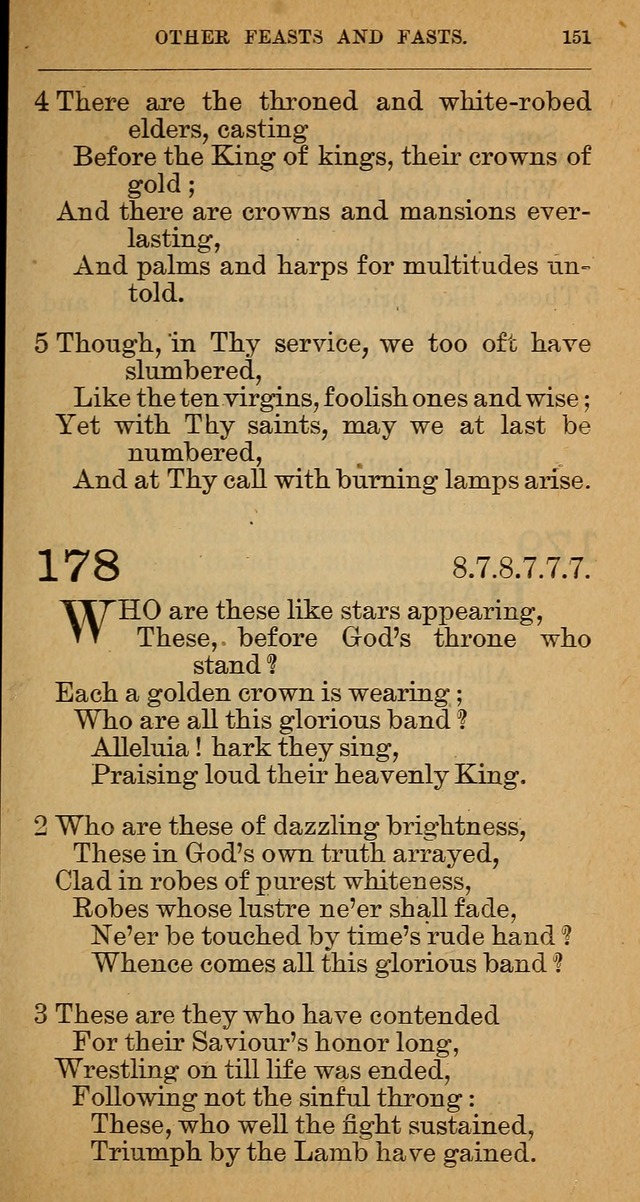 The Hymnal: revised and enlarged as adopted by the General Convention of the Protestant Episcopal Church in the United States of America in the year of our Lord 1892 page 162