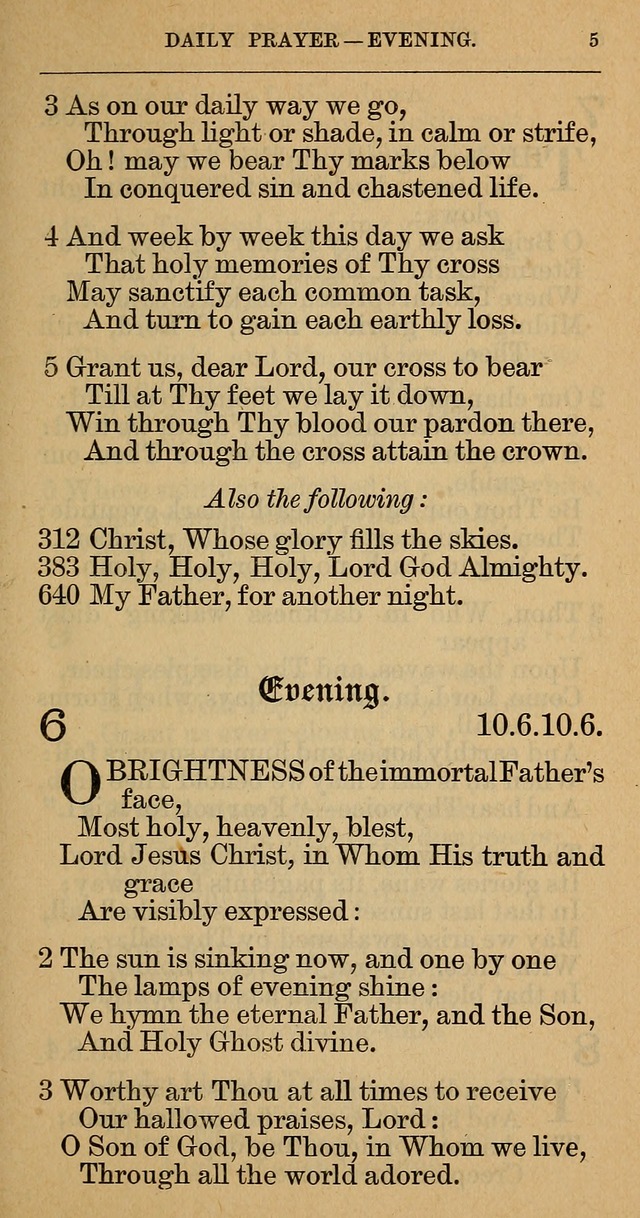 The Hymnal: revised and enlarged as adopted by the General Convention of the Protestant Episcopal Church in the United States of America in the year of our Lord 1892 page 18