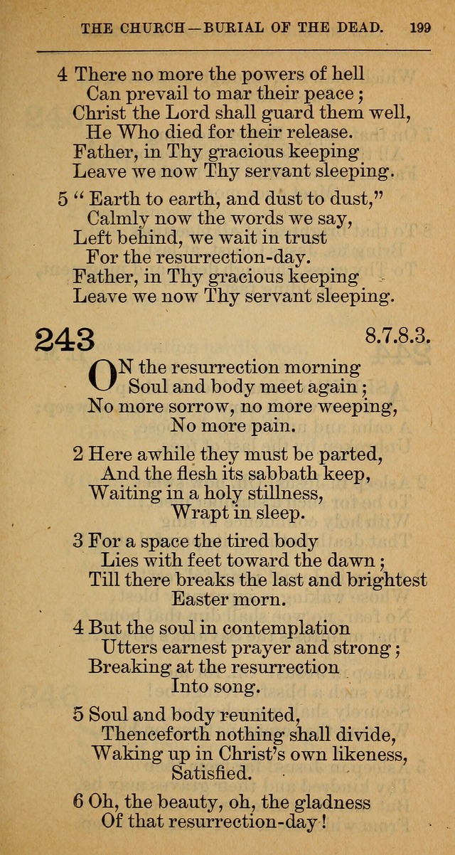 The Hymnal: revised and enlarged as adopted by the General Convention of the Protestant Episcopal Church in the United States of America in the year of our Lord 1892 page 210