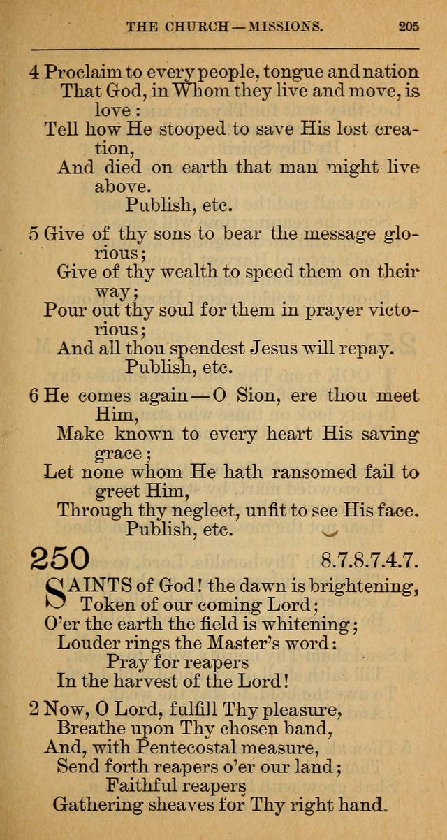 The Hymnal: revised and enlarged as adopted by the General Convention of the Protestant Episcopal Church in the United States of America in the year of our Lord 1892 page 216