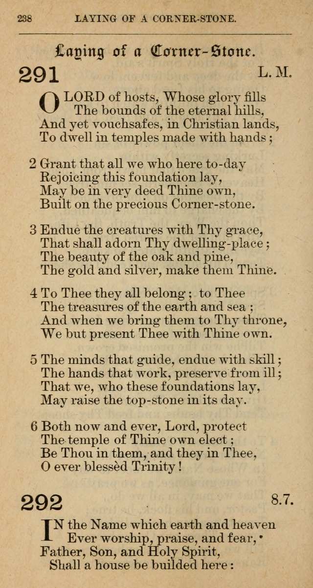 The Hymnal: revised and enlarged as adopted by the General Convention of the Protestant Episcopal Church in the United States of America in the year of our Lord 1892 page 249
