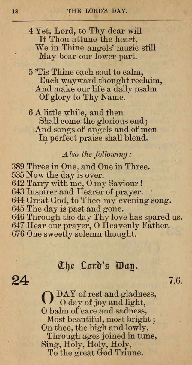 The Hymnal: revised and enlarged as adopted by the General Convention of the Protestant Episcopal Church in the United States of America in the year of our Lord 1892 page 29