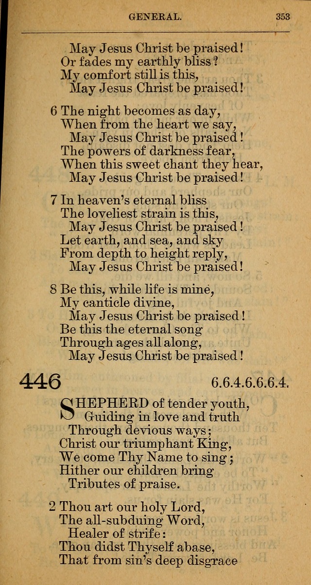The Hymnal: revised and enlarged as adopted by the General Convention of the Protestant Episcopal Church in the United States of America in the year of our Lord 1892 page 364