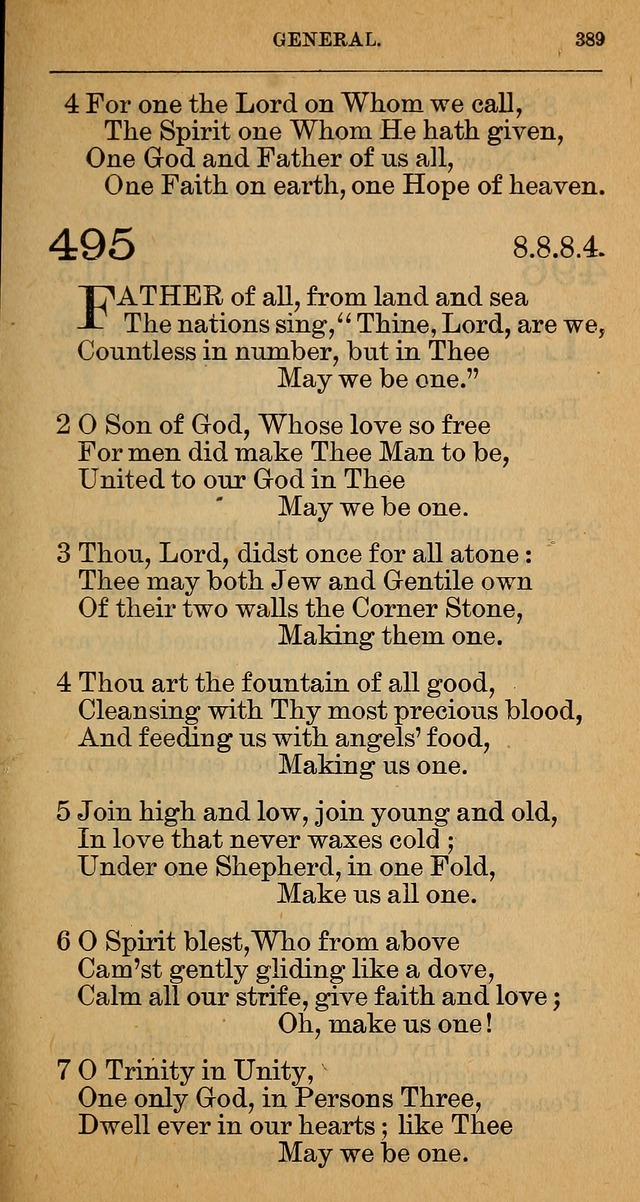 The Hymnal: revised and enlarged as adopted by the General Convention of the Protestant Episcopal Church in the United States of America in the year of our Lord 1892 page 400